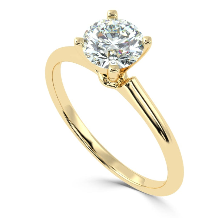 Eternal Sparkle: The Round Solitaire