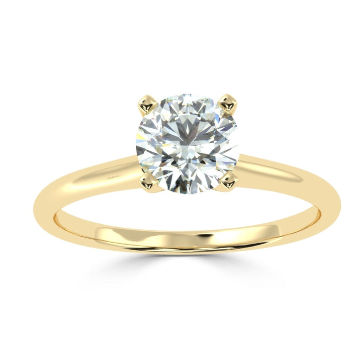 Eternal Sparkle: The Round Solitaire