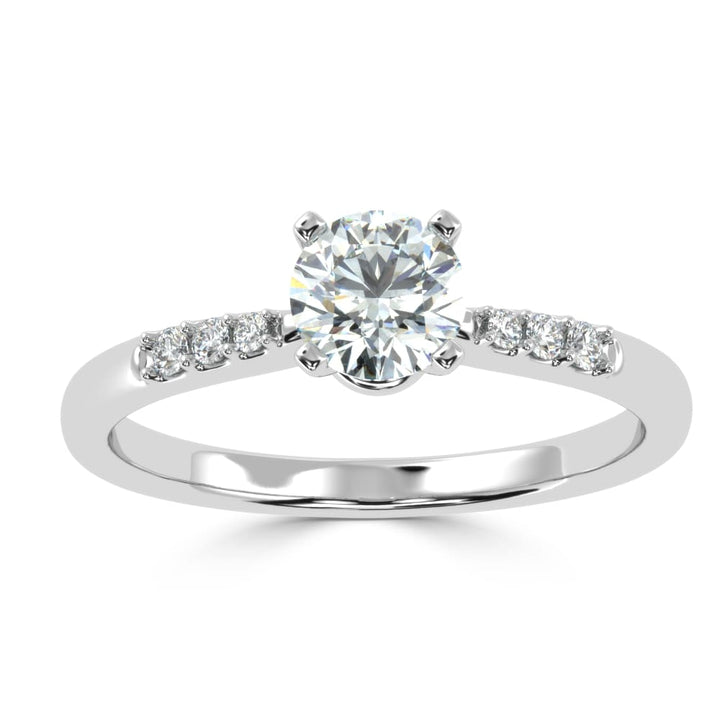 Enchanting Brilliance: The Round Diamond Cascade