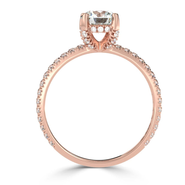 Enchanted Allure: The Prong and Micro Pave Solitaire