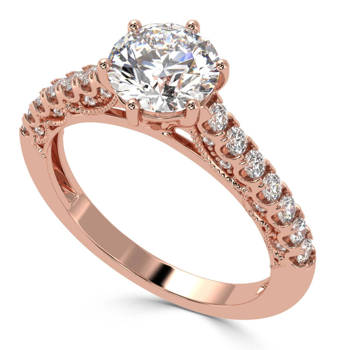 Regal Splendor Solitaire Diamond Ring