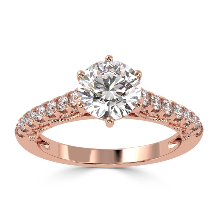 Regal Splendor Solitaire Diamond Ring