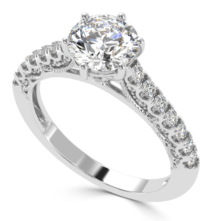 Regal Splendor Solitaire Diamond Ring