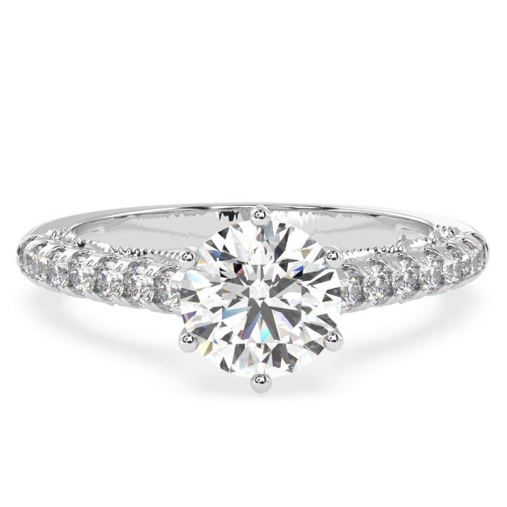 Regal Splendor Solitaire Diamond Ring