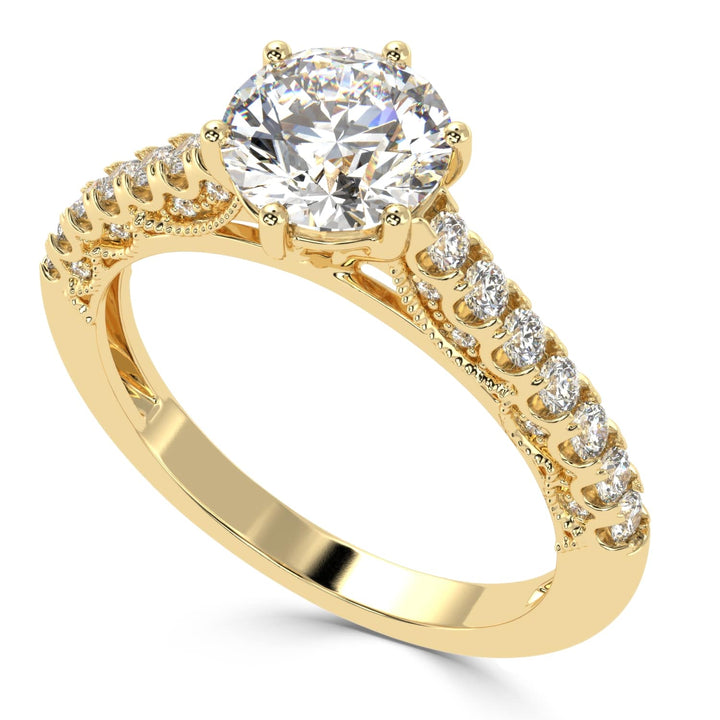 Regal Splendor Solitaire Diamond Ring