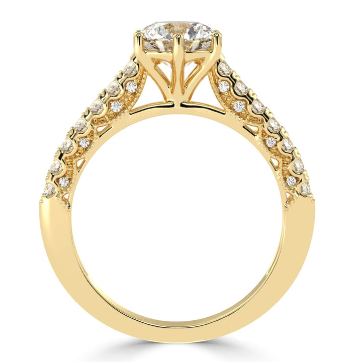 Regal Splendor Solitaire Diamond Ring