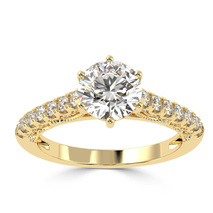 Regal Splendor Solitaire Diamond Ring