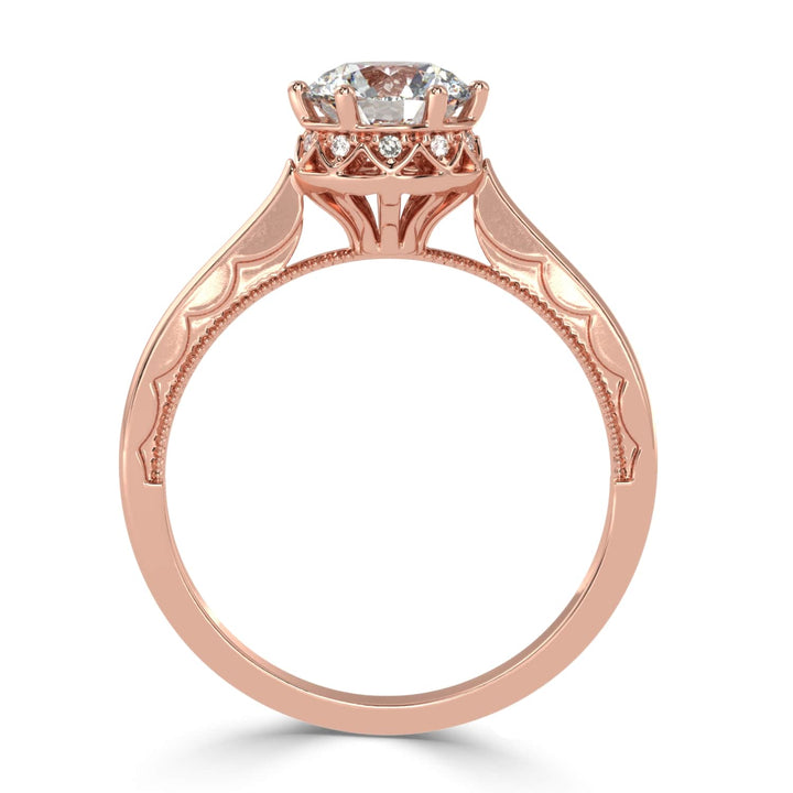 Radiant Solace Solitaire Diamond Ring