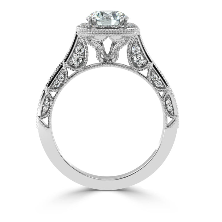 Octagon Radiance Solitaire Diamond Ring