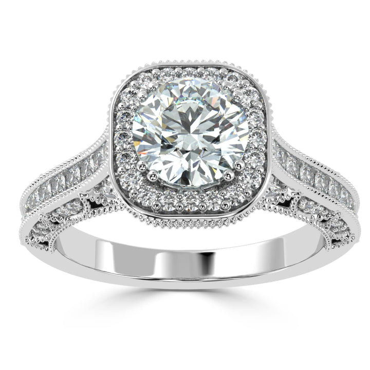Octagon Radiance Solitaire Diamond Ring