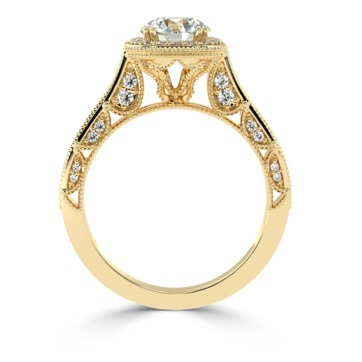 Octagon Radiance Solitaire Diamond Ring