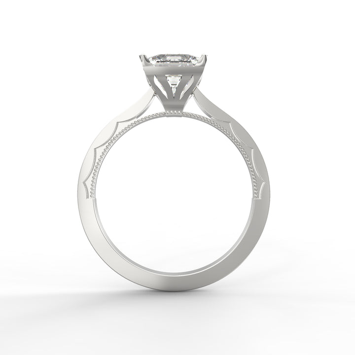 Princess's Promise Solitaire Diamond Proposal Ring
