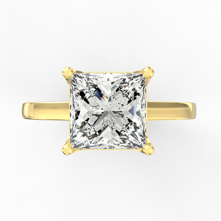 Princess's Promise Solitaire Diamond Proposal Ring