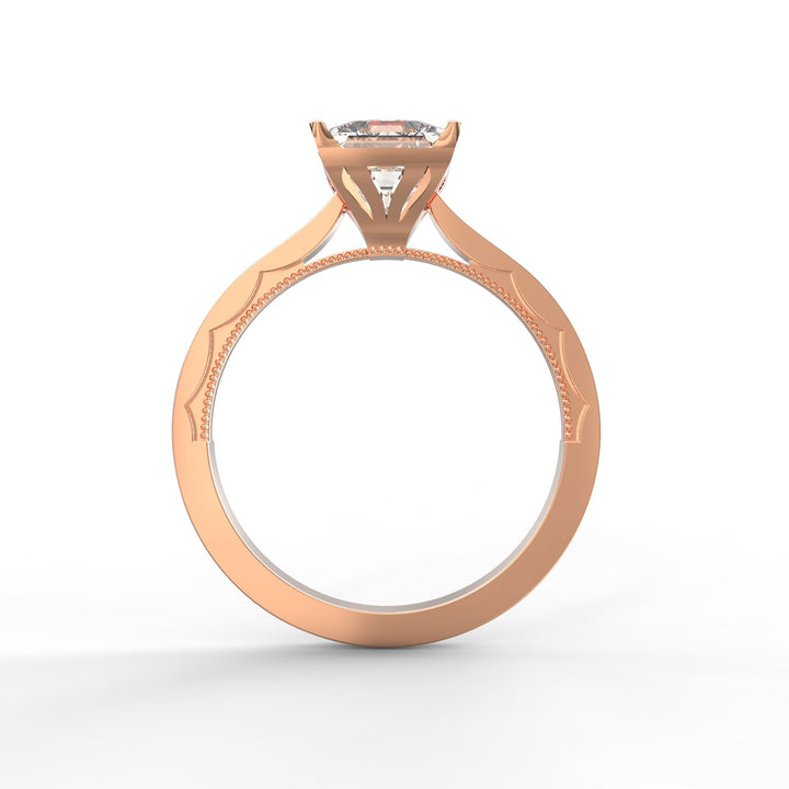 Princess's Promise Solitaire Diamond Proposal Ring