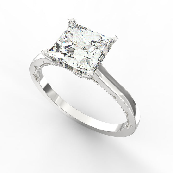 Princess's Promise Solitaire Diamond Proposal Ring
