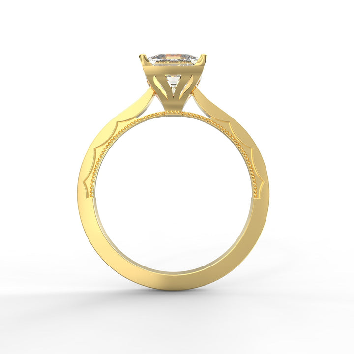 Princess's Promise Solitaire Diamond Proposal Ring