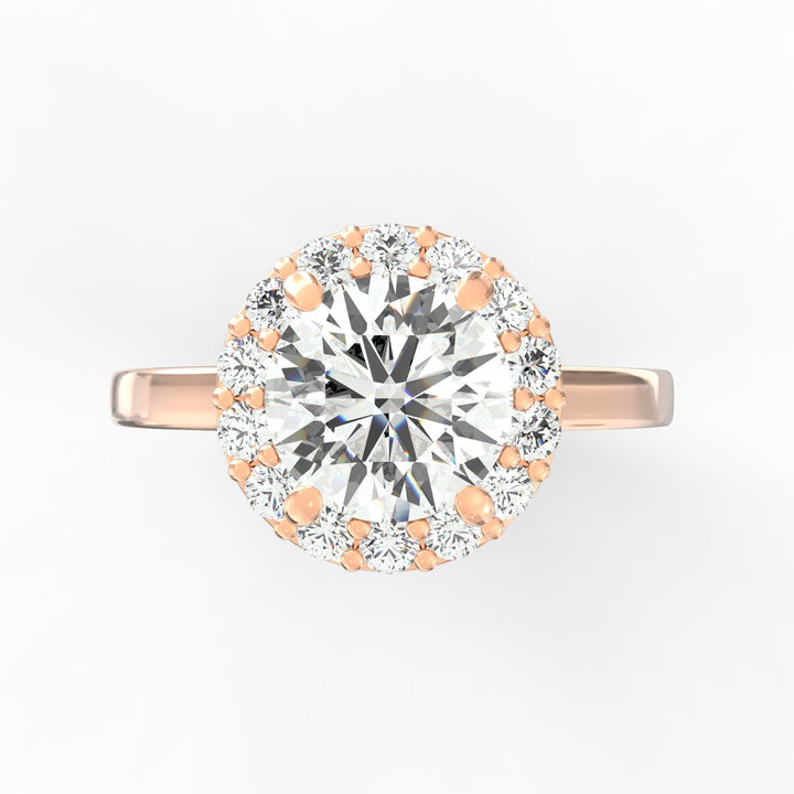 Radiant Embrace Solitaire Diamond Proposal Ring