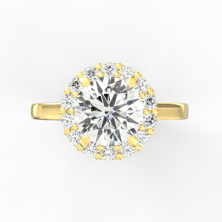 Radiant Embrace Solitaire Diamond Proposal Ring