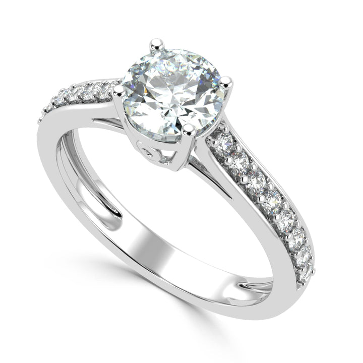 Eternal Radiance Solitaire Diamond Ring