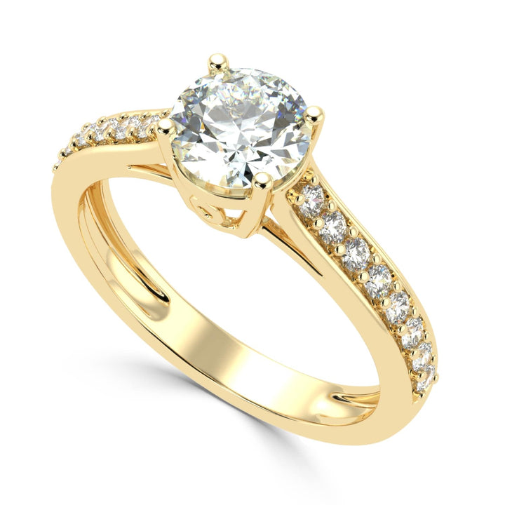 Eternal Radiance Solitaire Diamond Ring