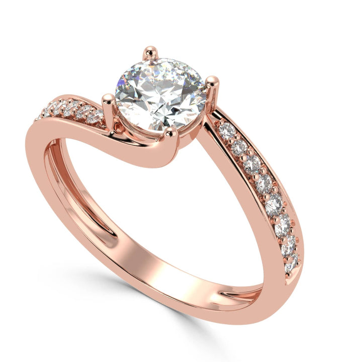 Crossing Radiance  Solitaire Diamond Ring