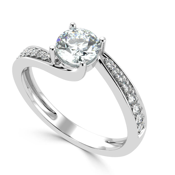 Crossing Radiance  Solitaire Diamond Ring