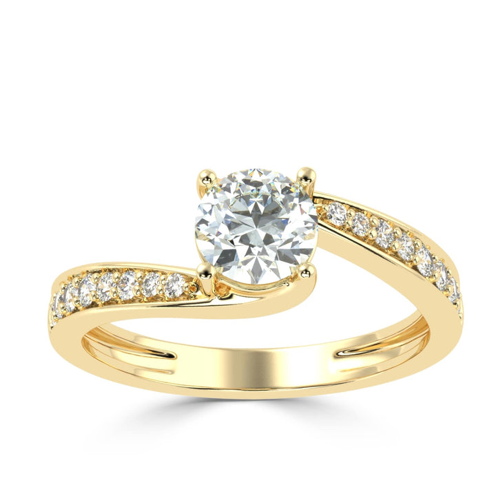 Crossing Radiance  Solitaire Diamond Ring