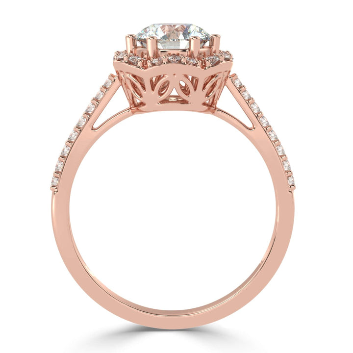 Modern Elegance  Solitaire Diamond Ring