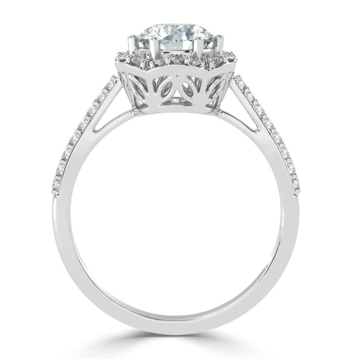 Modern Elegance  Solitaire Diamond Ring