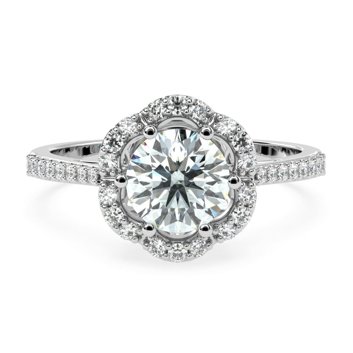 Modern Elegance  Solitaire Diamond Ring