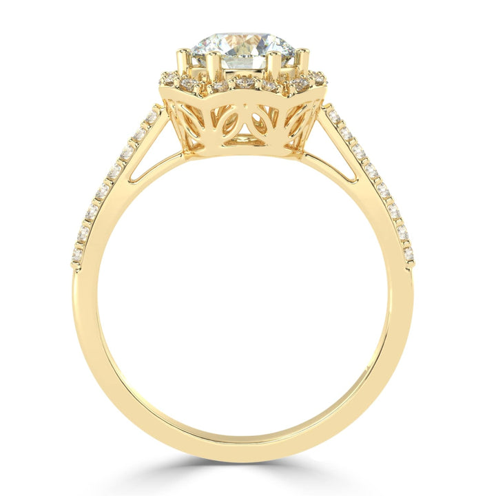 Modern Elegance  Solitaire Diamond Ring