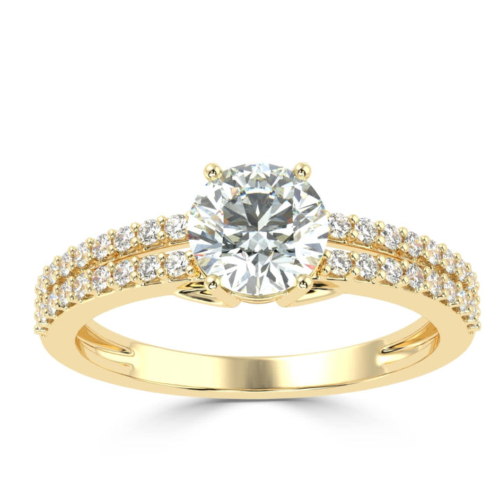 Brilliant Harmony  Solitaire Diamond Ring