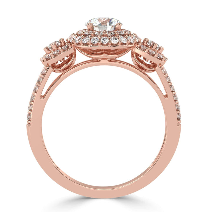 Radiant Enchantment Solitaire Diamond Ring.