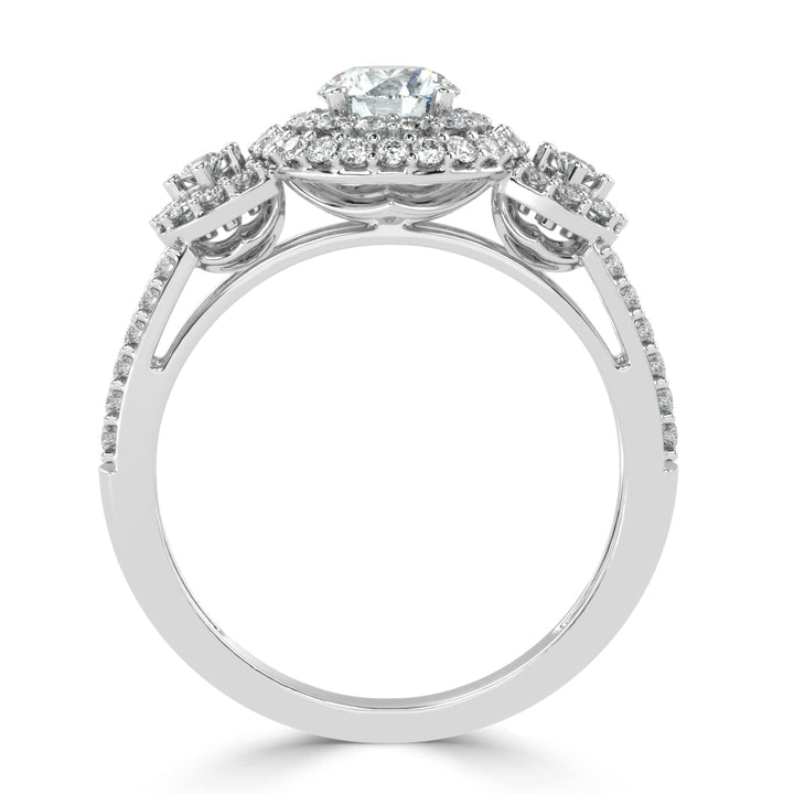 Radiant Enchantment Solitaire Diamond Ring.