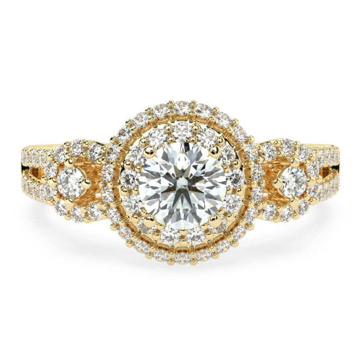 Radiant Enchantment Solitaire Diamond Ring.