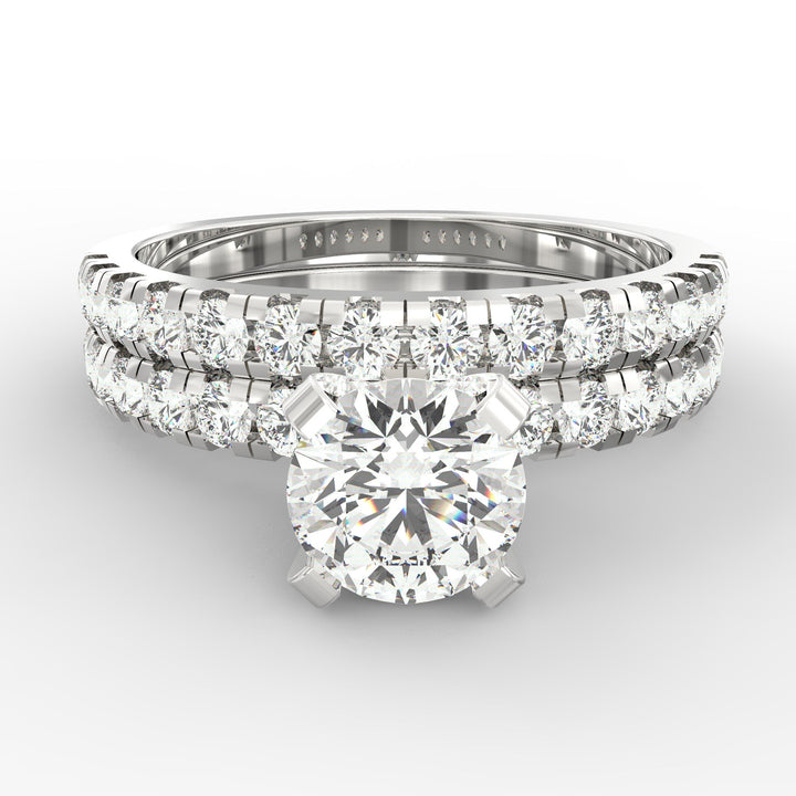 Timeless Elegance Classs Diamond Bridal Ring Set
