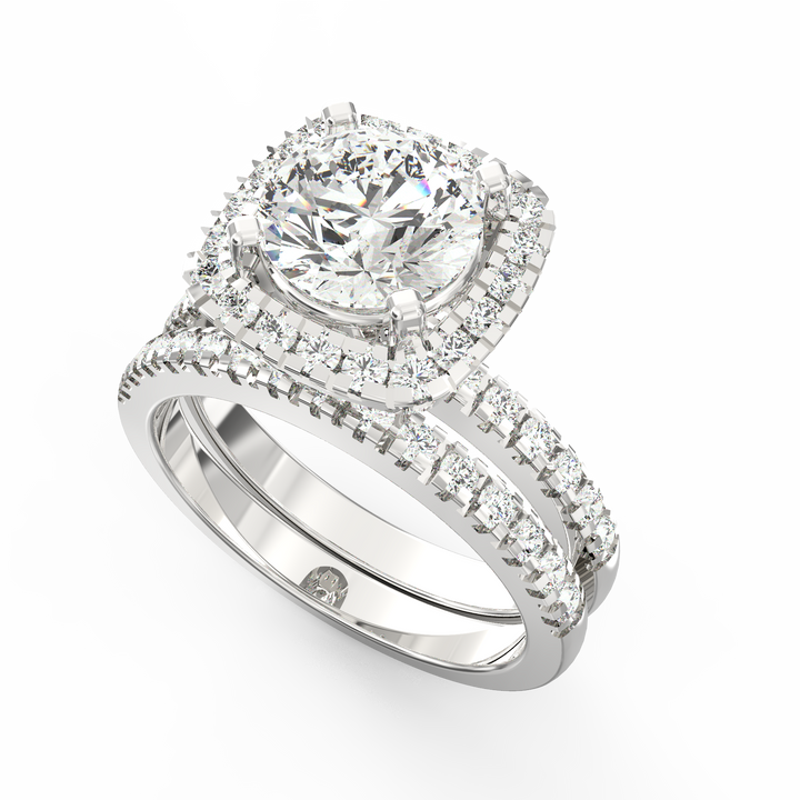 Stellar Halo Radiance Diamond Ring