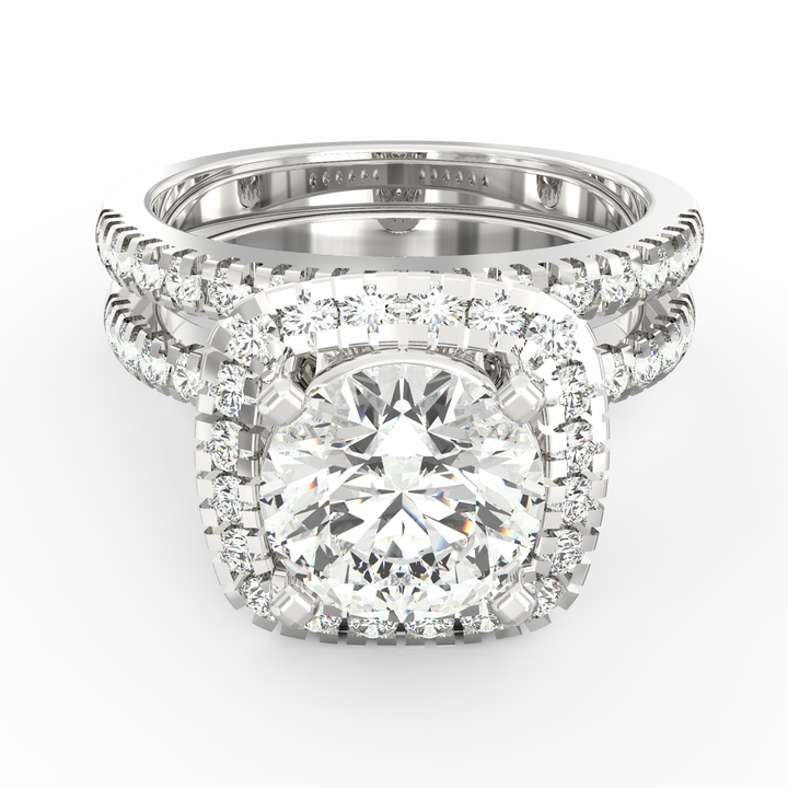 Stellar Halo Radiance Diamond Ring