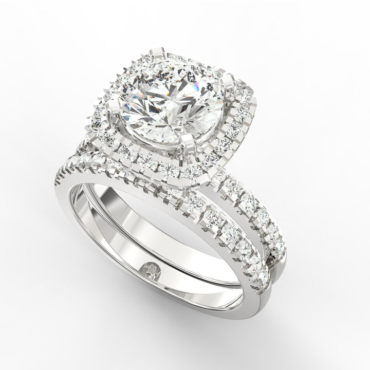 Stellar Halo Radiance Diamond Ring
