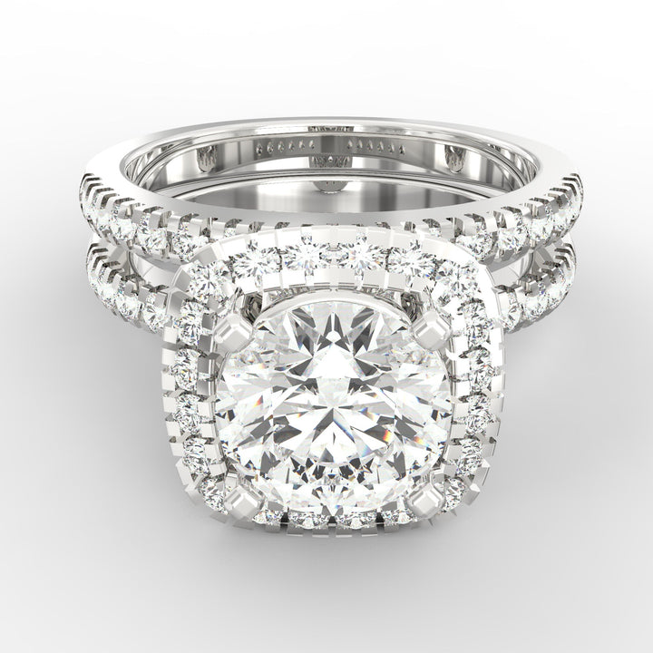 Stellar Halo Radiance Diamond Ring