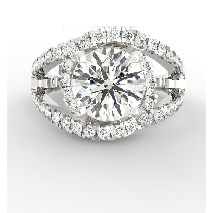 Petite Spiral Elegance Solitaire Ring