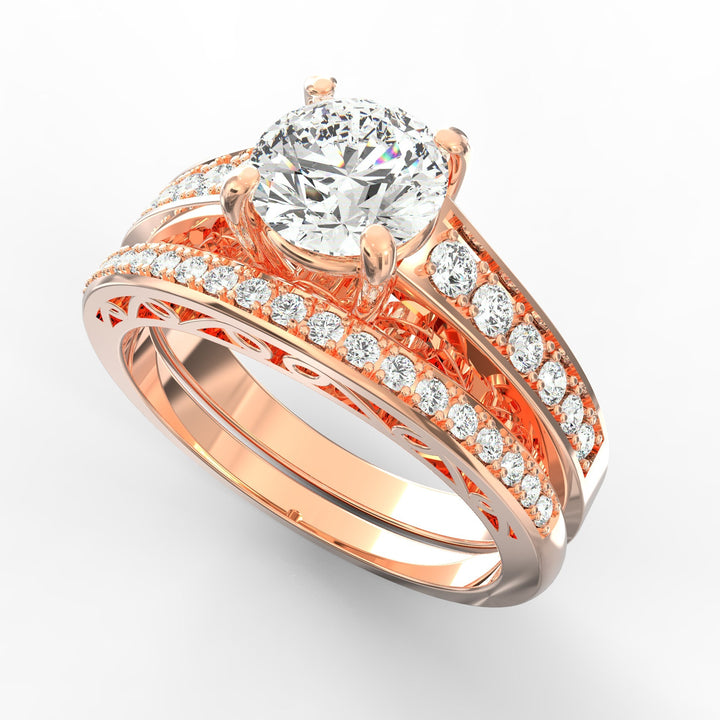 Eternal Embrace Solitaire Wedding Ring