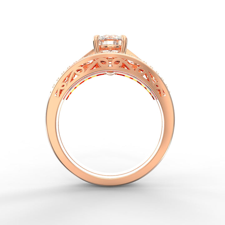 Eternal Embrace Solitaire Wedding Ring