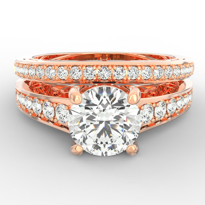 Eternal Embrace Solitaire Wedding Ring