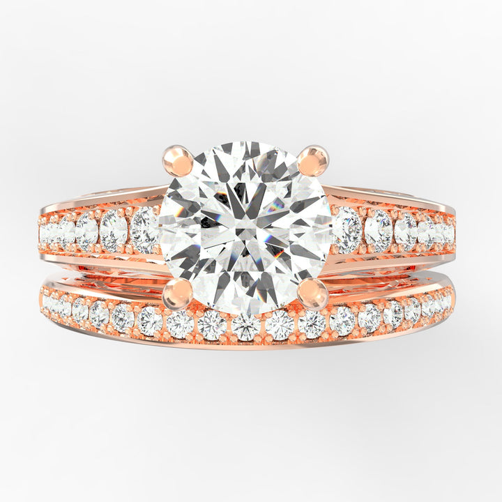 Eternal Embrace Solitaire Wedding Ring