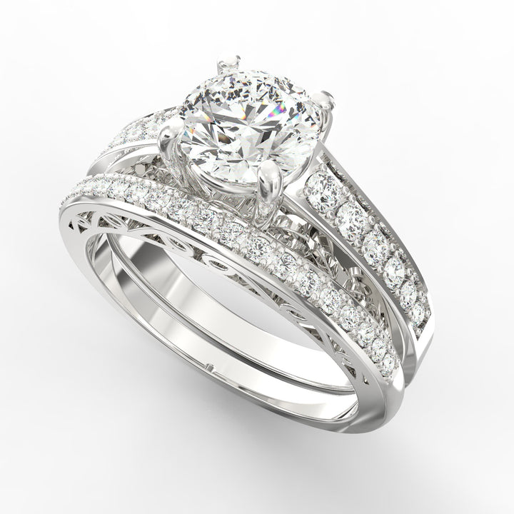 Eternal Embrace Solitaire Wedding Ring
