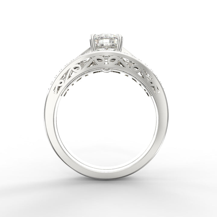 Eternal Embrace Solitaire Wedding Ring