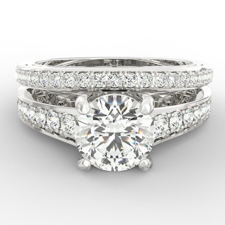 Eternal Embrace Solitaire Wedding Ring