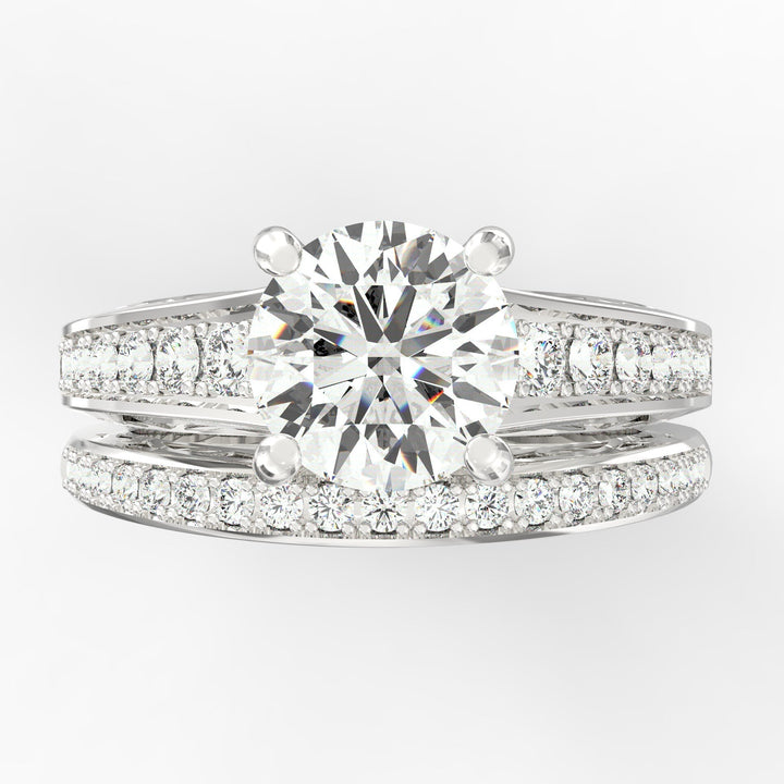 Eternal Embrace Solitaire Wedding Ring