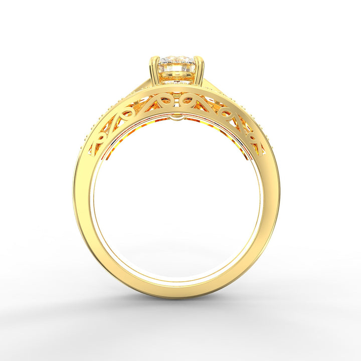 Eternal Embrace Solitaire Wedding Ring